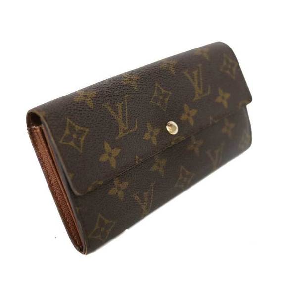 Louis Vuitton Portefeuille Sarah Long Monogram Brown Wallet - Picture 1 of 6